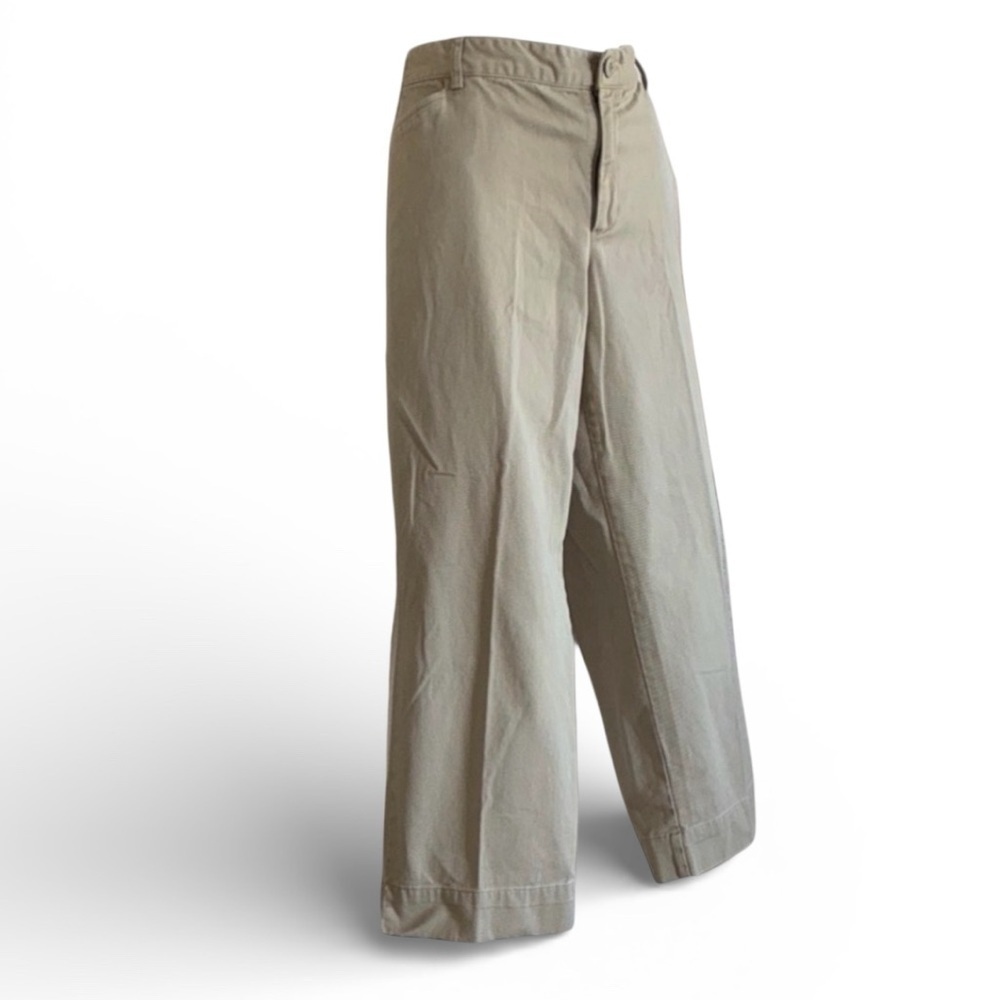 Ralph Lauren Pants Women 14, Polo Sport Classic khaki cotton capri, pockets. EUC